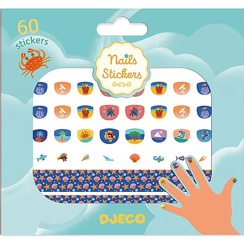 Nagelsticker Mittelmeer - 60 Teile