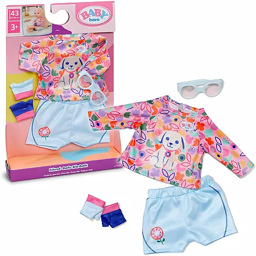 Zapf Creation BABY born Fahrrad-Outfit 43cm