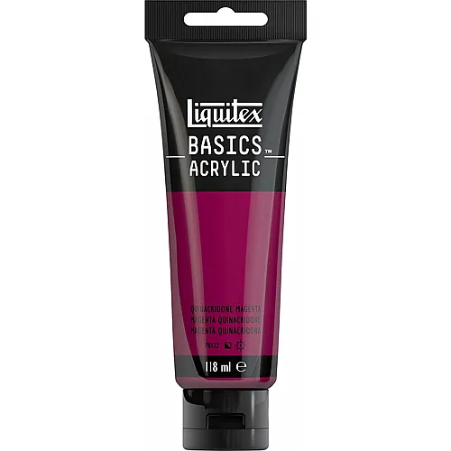 Liquitex Lqx Basics Acrylfarbe 118ml Tube Quinacridone Magenta
