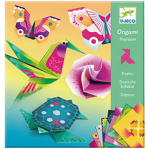 Djeco Kreativ Origami Tropische Schtze