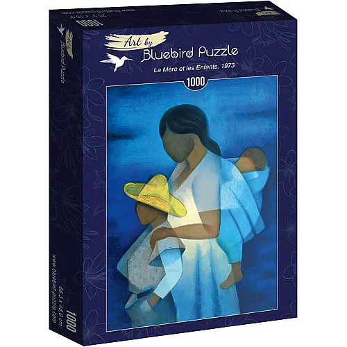 Bluebird Puzzle Louis Toffoli La M�re et les Enfants, 1973 - 1000 Teile