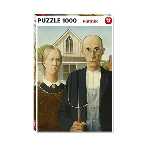 Grant Wood American Gothic 1000 T