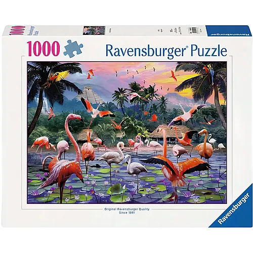 Pinke Flamingos 1000Teile