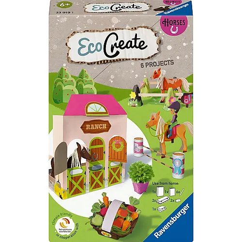 Ravensburger EcoCreate Bastelset Pferde