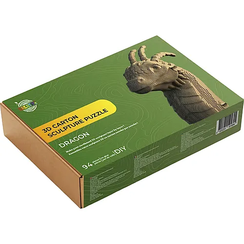 Creatif Wood 3D Sculpture PZ Carton Dragon 94pcs (fr-en)