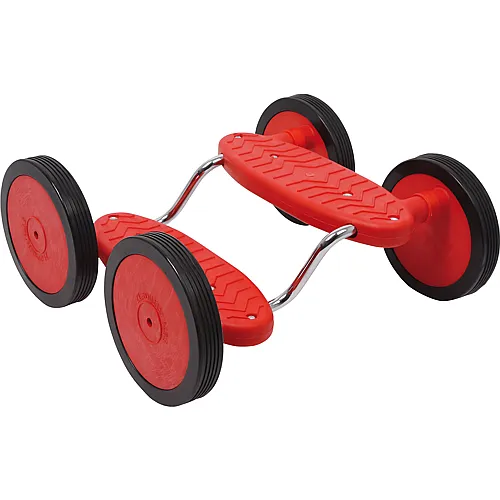 small foot Tretroller Rotini Rot