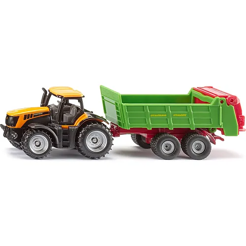 Siku JCB mit Strautmann Universalstreuer