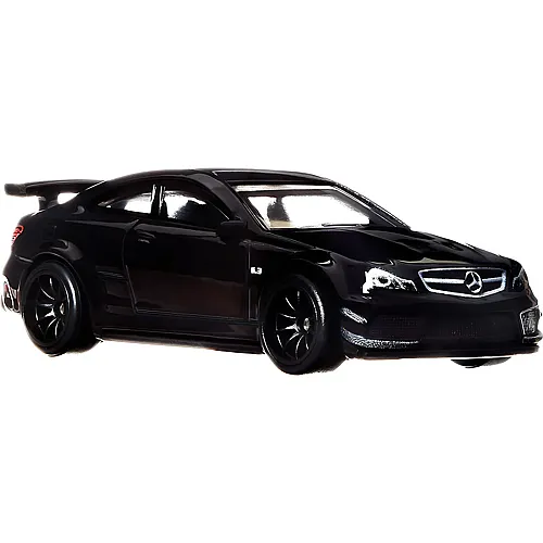 Hot Wheels Premium Car Culture Mercedes Benz C63 Coupe Black Series (1:64)