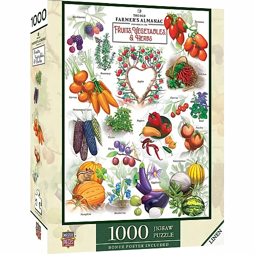 Master Pieces Puzzle Obst & Gem�se - 1000 Teile