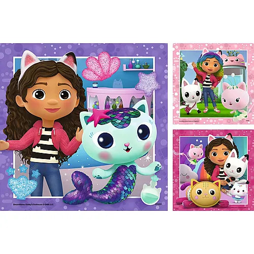 Ravensburger Puzzle 3in1 Gabby's Dollhouse (49Teile)