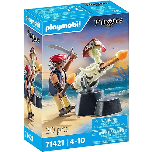 PLAYMOBIL Pirates Kanonenmeister (71421)