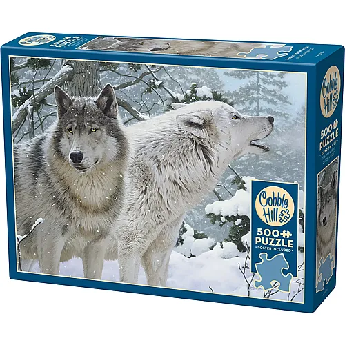 Cobble Hill Puzzle W�lfe im Schnee - 500 Teile