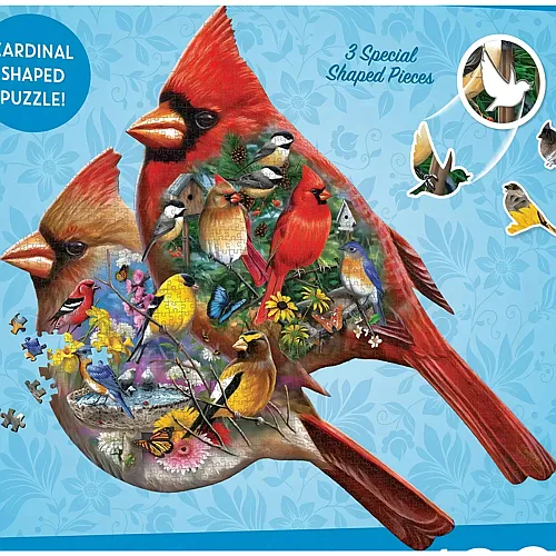 Master Pieces Puzzle Shapes Kardin�le - 1000 Teile