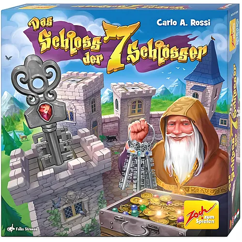 Zoch Games Das Schloss der 7 Schl�sser - spannendes Deduktionsspiel mit akustischen Hinweisen, optischen R�tseln und 3D-Schl�ssern, Logikspiel mit Sp�rsinn, Brettspiel f�r Familien, Kinder ab 8 Jahren
