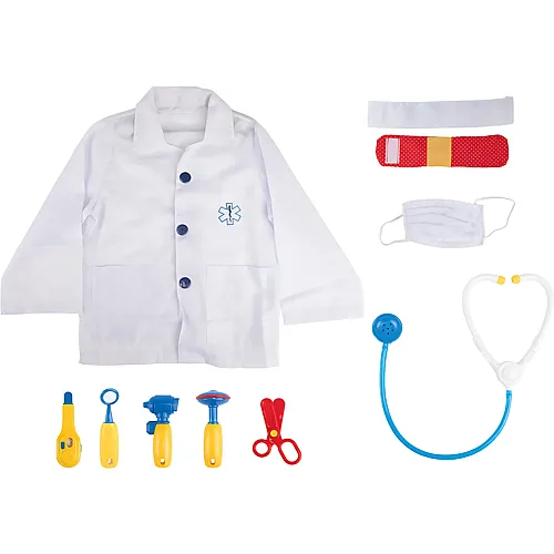 Toi-Toys Verkleidungsset Doktor mit Arztkittel - 10 Teile