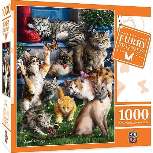Master Pieces Puzzle Butterfly Chasers (1000Teile)