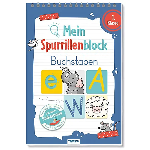 Tr�tsch Verlag Spurrillenblock Buchstaben