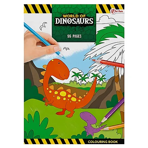 Toi-Toys Malbuch Dinosaurier - Dinosaurs World