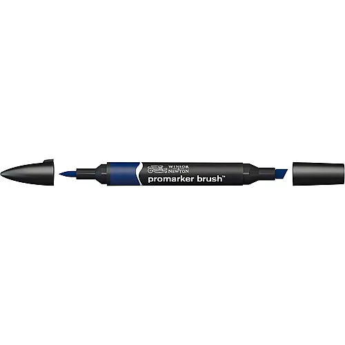 Winsor & Newton Promarker Brush mit 2 Spitzen Indigoblau