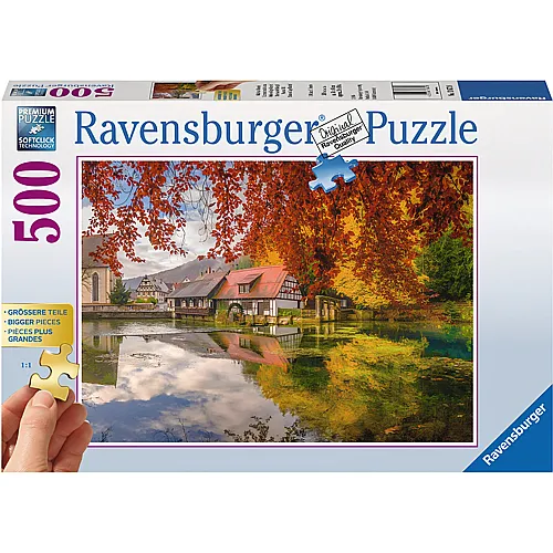 Ravensburger Puzzle Mhle am Blautopf (500Teile)