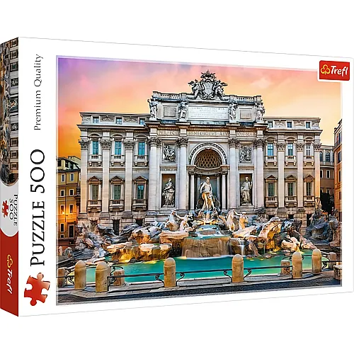 Trevi-Brunnen, Rom, Italien - 500 Teile