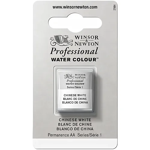 Winsor & Newton W&n Prof. Water Colour 1/2 N�pfchen Chinesischweiss