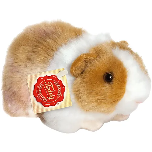 Teddy-Hermann Meerschweinchen Braun/Weiss - 20 cm