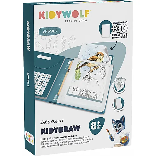 Kidywolf Leuchtende Designtafel, Tiere