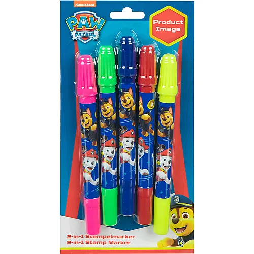 Undercover Paw Patrol 2in1 Stempelstift & Fasermaler