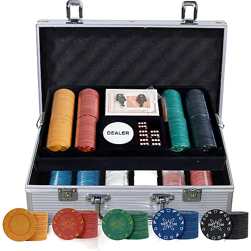 Broilissimo Pokerset Pokerkoffer Profi 300/500