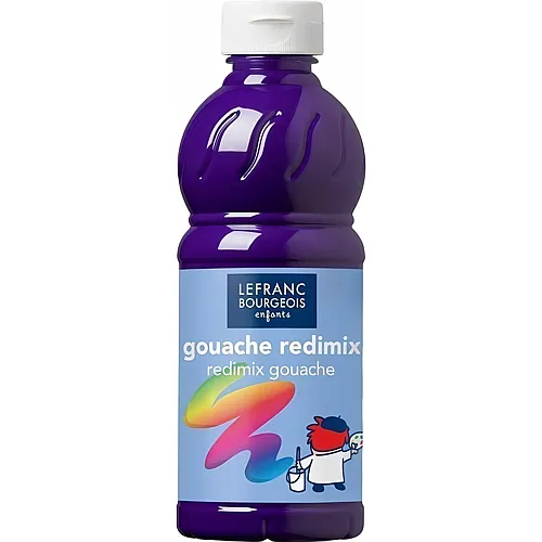 Lefranc Bourgeois Lfb Fl�ssige Tempera Redimix 500ml Flasche - Violett