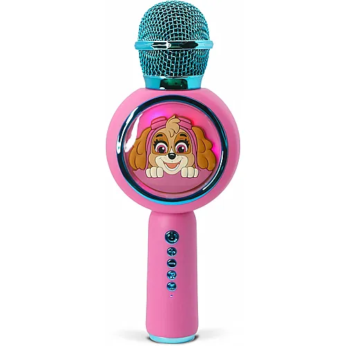 OTL Technologies PAW Patrol Skye Karaoke-Mikrofon mit Lautsprecher und LED-Lichtern