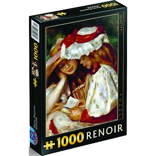 Zwei lesende M�dchen 1000Teile