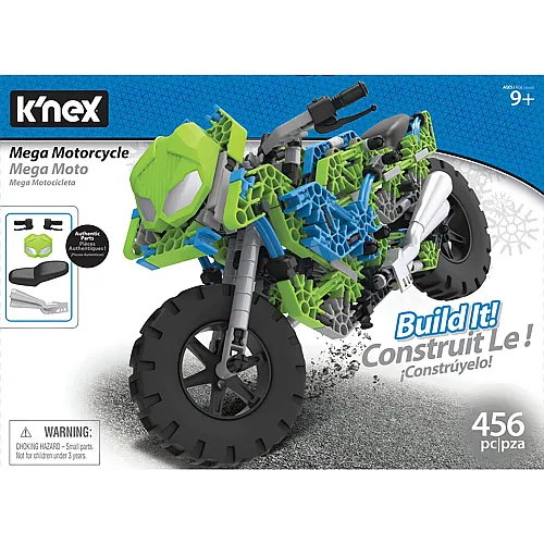 K'Nex Mega Motorrad-Bausatz (456Teile)