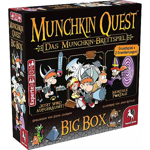Pegasus Spiele Expertenspiel Munchkin Quest Big Box