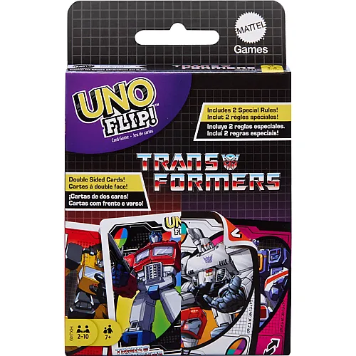 Mattel Games UNO Flip! Transformers