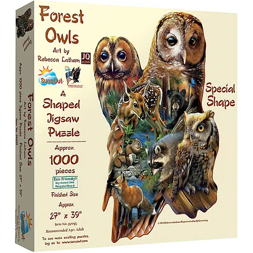 SunsOut Puzzle Forest Owls - 1000 Teile
