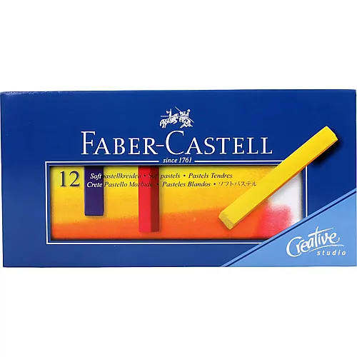 Faber-Castell Softpastellkreide STUDIO 12er Kartonetui