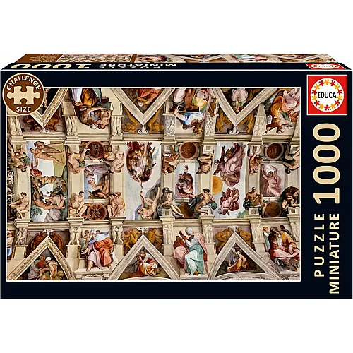 Miniatur der Sixtinischen Kapelle - 1000 Teile