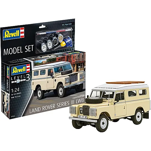 Revell Level 3 Model Set Land Rover Series III LWB (commercial)