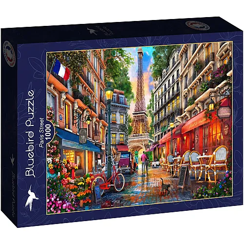 Bluebird Puzzle Dominic Davison Paris Street (1000Teile)