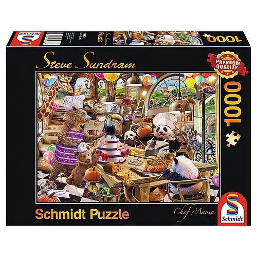 Schmidt Puzzle Steve Sundram Chef Mania (1000Teile)