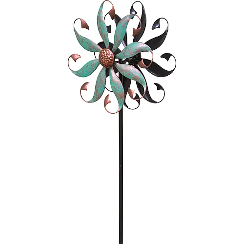 HQ Invento Windspiel Wind Spinner Vortex Flow Duett Metall, � 33 cm, H�he