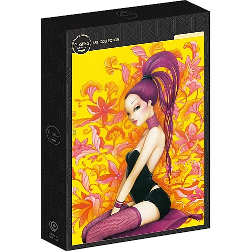 Grafika Puzzle Art Collection Misstigri Miss Purple - 1000 Teile