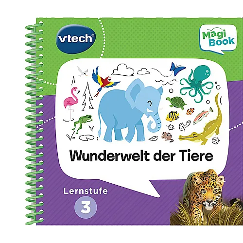 vtech MagiBook Lernstufe 3 Wunderwelt der Tiere