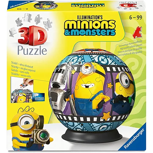Ravensburger Puzzleball Minions & Monsters - 72 Teile