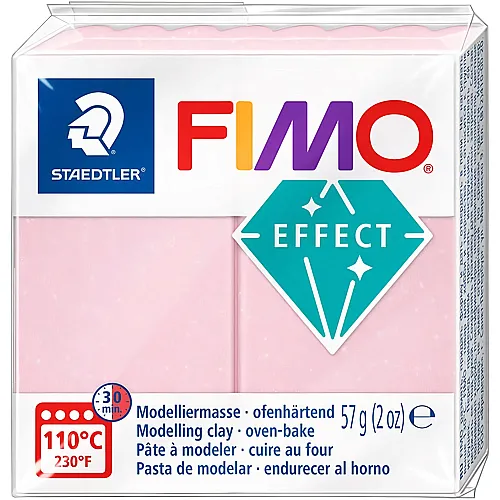 Fimo Effect Modelliermasse Rose-Quarz - 57 g