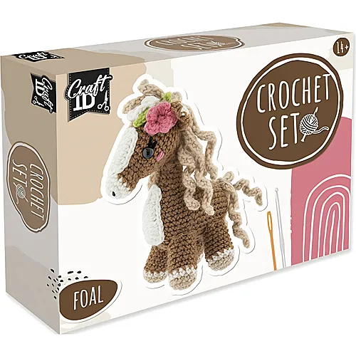Craft ID H�kelset Pferd 100% Polyester Garn