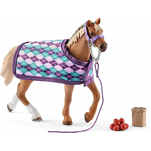 Schleich Horse Club Englisches Vollblut mit Decke