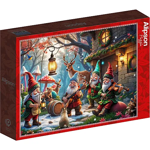 Alipson Puzzle Verzauberte Weihnachten in den W�ldern - 1000 Teile